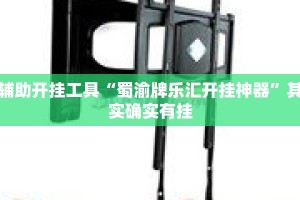 辅助开挂工具“蜀渝牌乐汇开挂神器”其实确实有挂