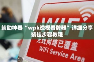 辅助神器“wpk透视看牌器”详细分享装挂步骤教程