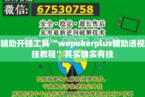 辅助开挂工具“wepokerplus辅助透视挂教程”其实确实有挂
