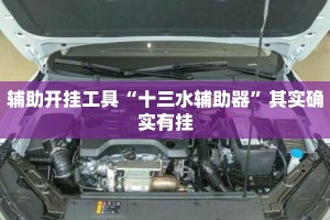 辅助开挂工具“十三水辅助器”其实确实有挂