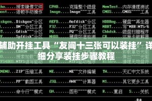 辅助开挂工具“友间十三张可以装挂”详细分享装挂步骤教程