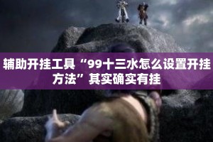 辅助开挂工具“99十三水怎么设置开挂方法”其实确实有挂