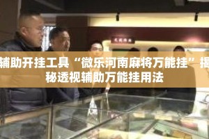 辅助开挂工具“微乐河南麻将万能挂”揭秘透视辅助万能挂用法