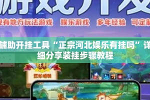 辅助开挂工具“正宗河北娱乐有挂吗”详细分享装挂步骤教程