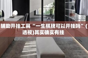 辅助开挂工具“一生棋牌可以开挂吗”(透视)其实确实有挂 