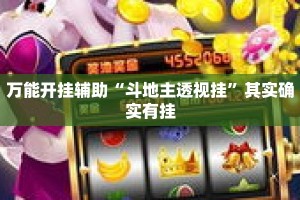 万能开挂辅助“斗地主透视挂”其实确实有挂