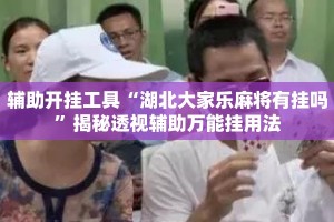 辅助开挂工具“湖北大家乐麻将有挂吗”揭秘透视辅助万能挂用法