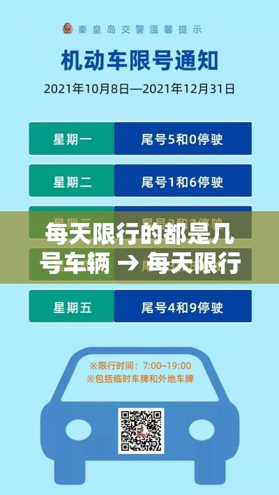 每天限行的都是几号车辆 → 每天限行时间是多少