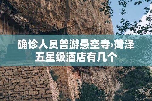 确诊人员曾游悬空寺›菏泽五星级酒店有几个 确诊人员曾游悬空寺›菏泽五星级酒店有几个