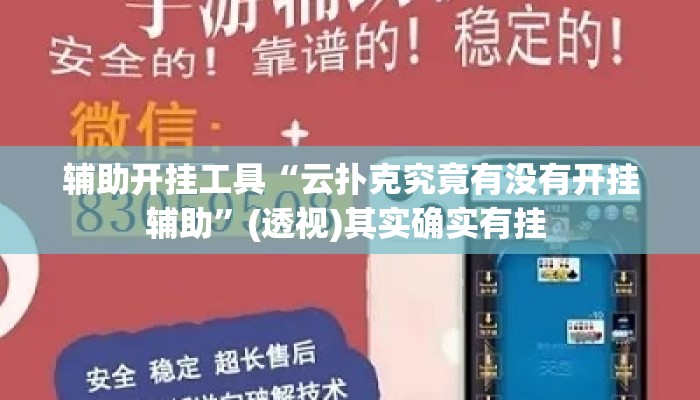 辅助开挂工具“云扑克究竟有没有开挂辅助	”(透视)其实确实有挂 