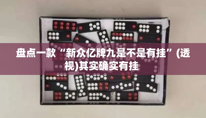盘点一款“新众亿牌九是不是有挂	”(透视)其实确实有挂 