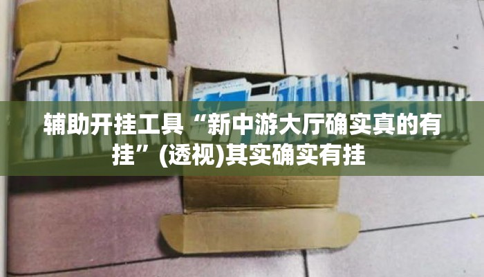 辅助开挂工具“新中游大厅确实真的有挂	”(透视)其实确实有挂 