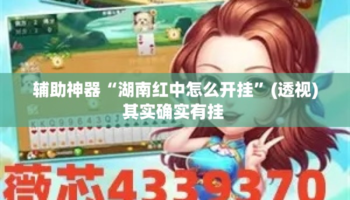 辅助神器“湖南红中怎么开挂”(透视)其实确实有挂 