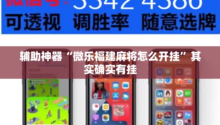 辅助神器“微乐福建麻将怎么开挂	”其实确实有挂