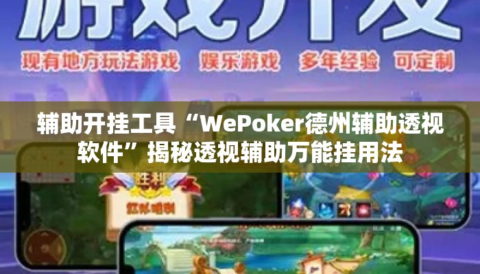 辅助开挂工具“WePoker德州辅助透视软件”揭秘透视辅助万能挂用法