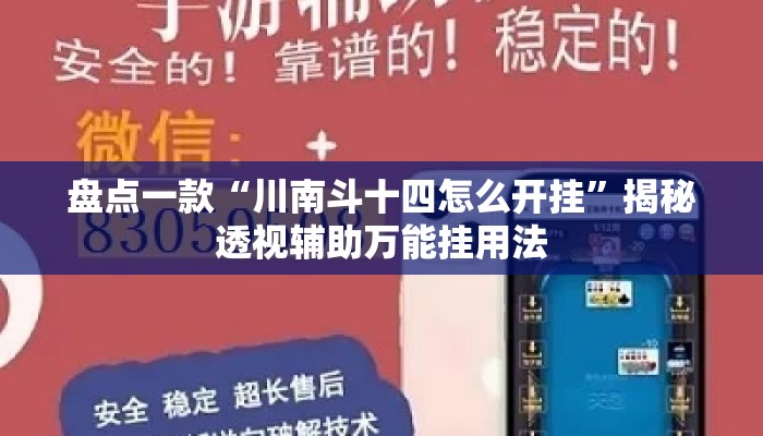 盘点一款“川南斗十四怎么开挂”揭秘透视辅助万能挂用法