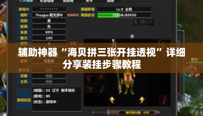 辅助神器“海贝拼三张开挂透视”详细分享装挂步骤教程