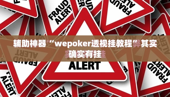 辅助神器“wepoker透视挂教程”其实确实有挂