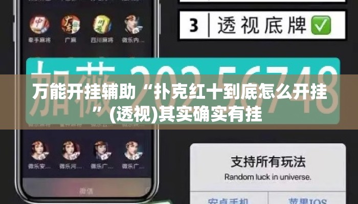 万能开挂辅助“扑克红十到底怎么开挂”(透视)其实确实有挂 