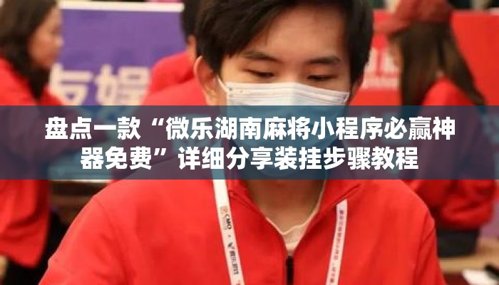 盘点一款“微乐湖南麻将小程序必赢神器免费”详细分享装挂步骤教程