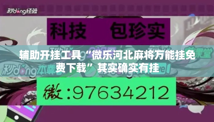 辅助开挂工具“微乐河北麻将万能挂免费下载”其实确实有挂