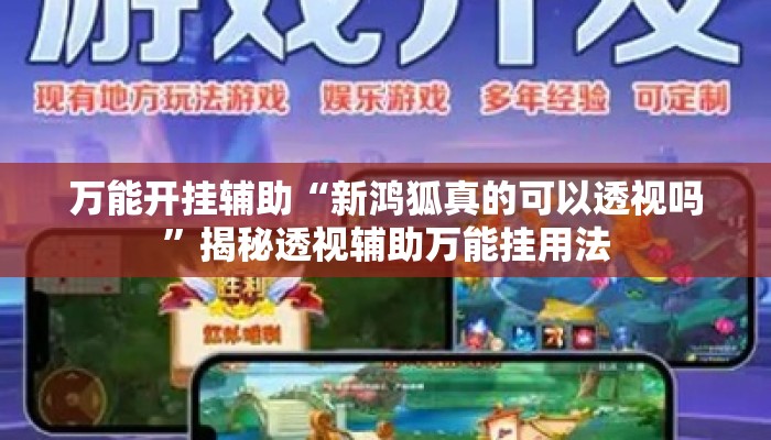 万能开挂辅助“新鸿狐真的可以透视吗”揭秘透视辅助万能挂用法
