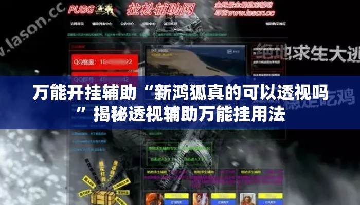 万能开挂辅助“新鸿狐真的可以透视吗”揭秘透视辅助万能挂用法