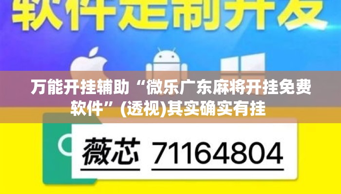 万能开挂辅助“微乐广东麻将开挂免费软件	”(透视)其实确实有挂 