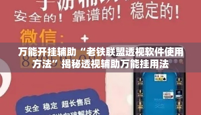 万能开挂辅助“老铁联盟透视软件使用方法”揭秘透视辅助万能挂用法