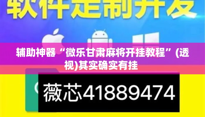 辅助神器“微乐甘肃麻将开挂教程	”(透视)其实确实有挂 