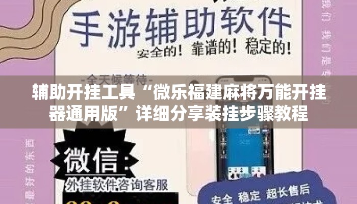 辅助开挂工具“微乐福建麻将万能开挂器通用版	”详细分享装挂步骤教程