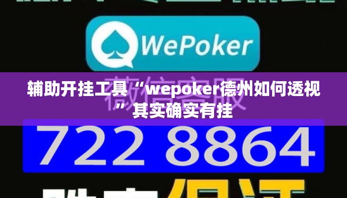 辅助开挂工具“wepoker德州如何透视	”其实确实有挂