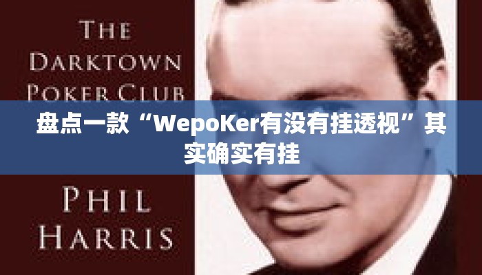盘点一款“WepoKer有没有挂透视	”其实确实有挂