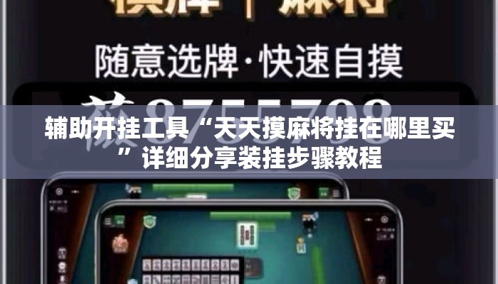 辅助开挂工具“天天摸麻将挂在哪里买”详细分享装挂步骤教程