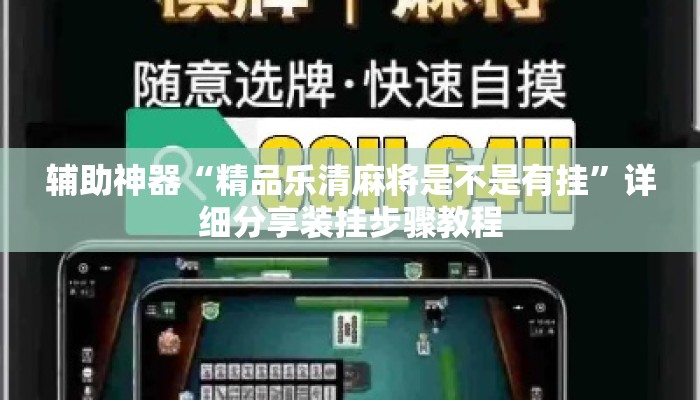 辅助神器“精品乐清麻将是不是有挂”详细分享装挂步骤教程