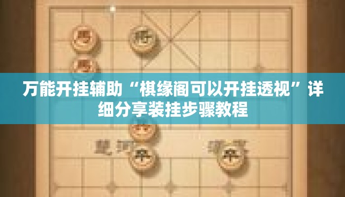 万能开挂辅助“棋缘阁可以开挂透视”详细分享装挂步骤教程