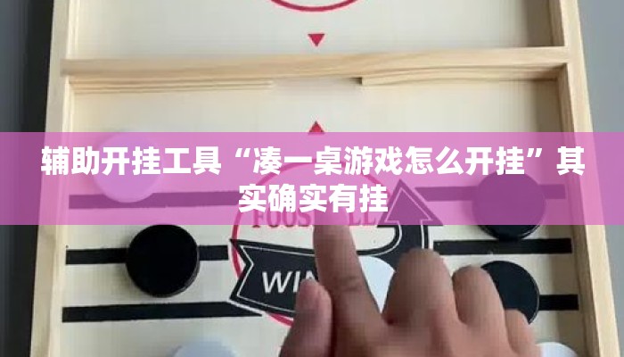 辅助开挂工具“凑一桌游戏怎么开挂”其实确实有挂