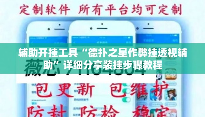 辅助开挂工具“德扑之星作弊挂透视辅助”详细分享装挂步骤教程