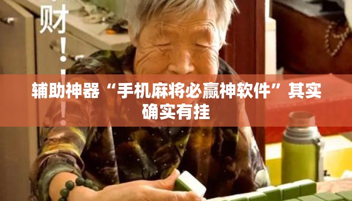 辅助神器“手机麻将必赢神软件”其实确实有挂