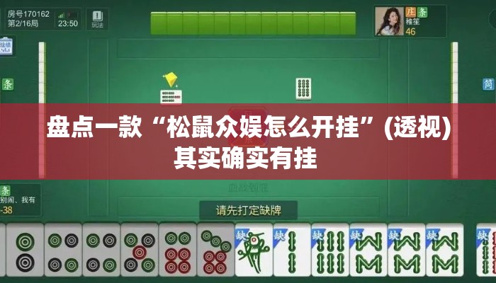 盘点一款“松鼠众娱怎么开挂”(透视)其实确实有挂 