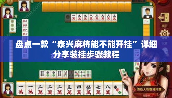 盘点一款“泰兴麻将能不能开挂”详细分享装挂步骤教程