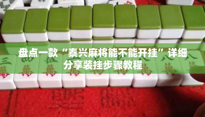 盘点一款“泰兴麻将能不能开挂	”详细分享装挂步骤教程