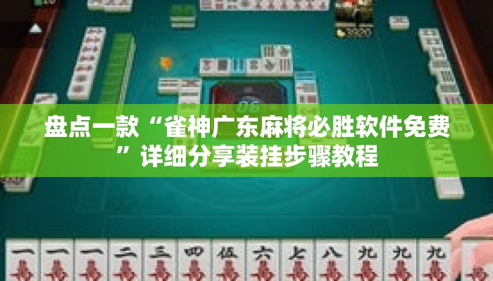 盘点一款“雀神广东麻将必胜软件免费”详细分享装挂步骤教程