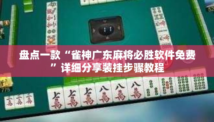 盘点一款“雀神广东麻将必胜软件免费”详细分享装挂步骤教程