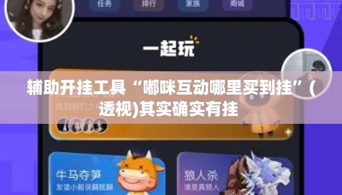 辅助开挂工具“嘟咪互动哪里买到挂”(透视)其实确实有挂 