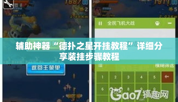 辅助神器“德扑之星开挂教程”详细分享装挂步骤教程