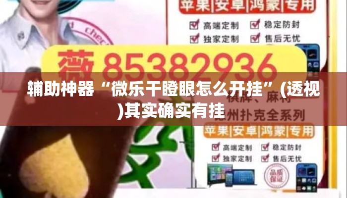 辅助神器“微乐干瞪眼怎么开挂	”(透视)其实确实有挂 