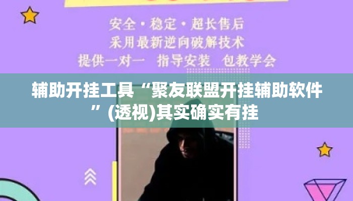 辅助开挂工具“聚友联盟开挂辅助软件”(透视)其实确实有挂 