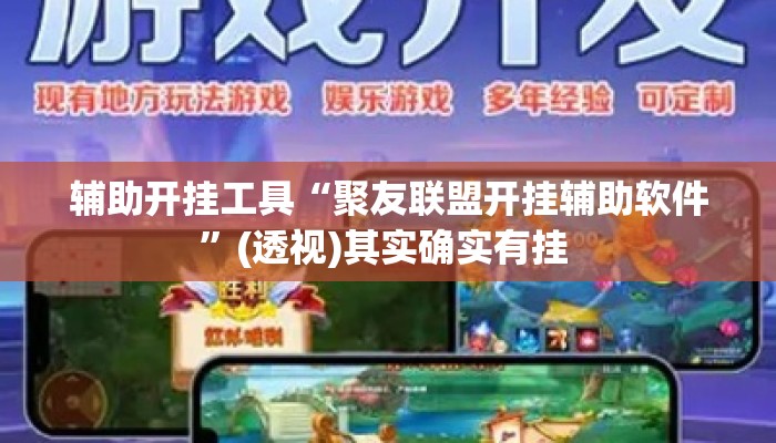 辅助开挂工具“聚友联盟开挂辅助软件”(透视)其实确实有挂 