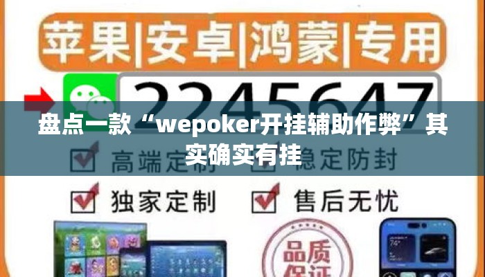 盘点一款“wepoker开挂辅助作弊	”其实确实有挂
